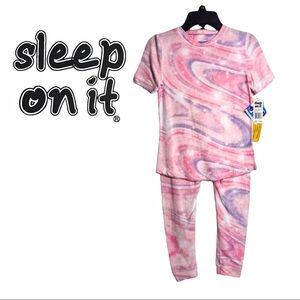 NWT Sleep On It Girls 2-pc. Pant Pajama Set